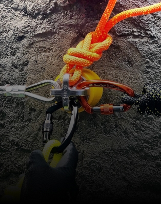 Montagem de pontos de ancoragem